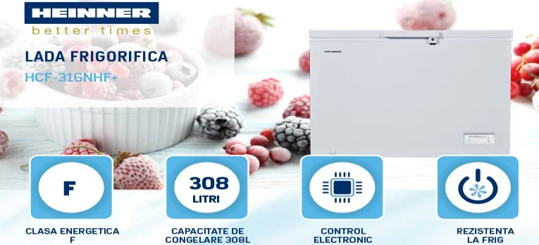 Heinner HCF-316NHF+ Lada frigorifica