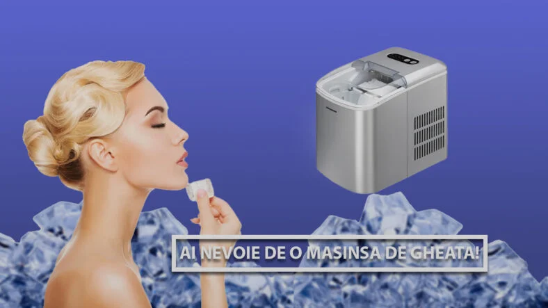 Masina cuburi de gheata Heinner HIM-120S – Cuburi de gheata pentru o vara glaciara