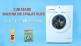Curatare masina de spalat rufe cu otet si bicarbonat
